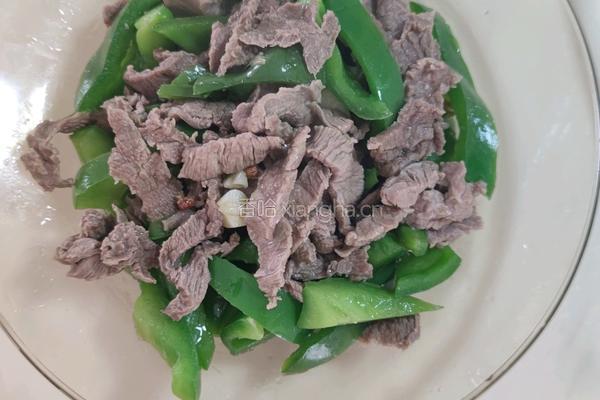 青椒牛肉（圆辣椒）维生素丰富哦的做法图解3
