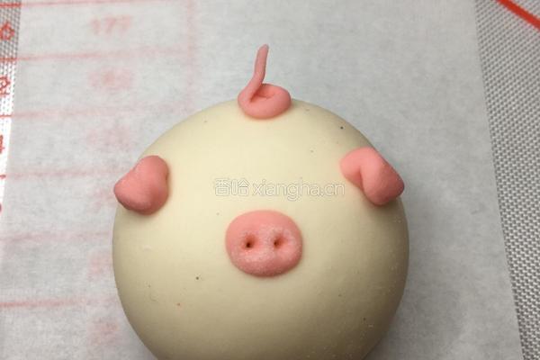 诱人猪猪零食小馒头的做法图解7