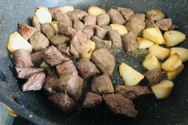 简单美味的杏鲍菇牛肉粒的做法图解10