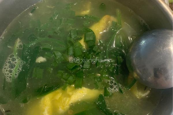 菠菜鸡蛋汤的做法图解9