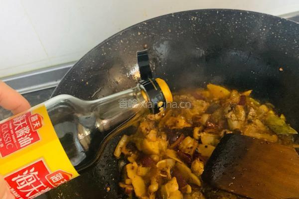 土豆豆角烧鸡肉的做法图解5
