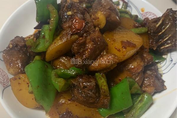 土豆豆角烧鸡肉的做法图解10