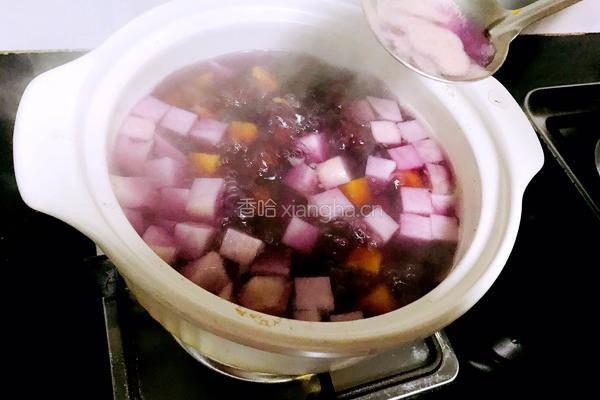 双薯香芋甜汤的做法图解4