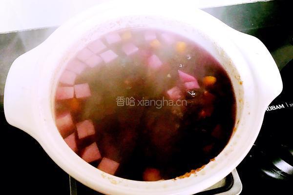 双薯香芋甜汤的做法图解5