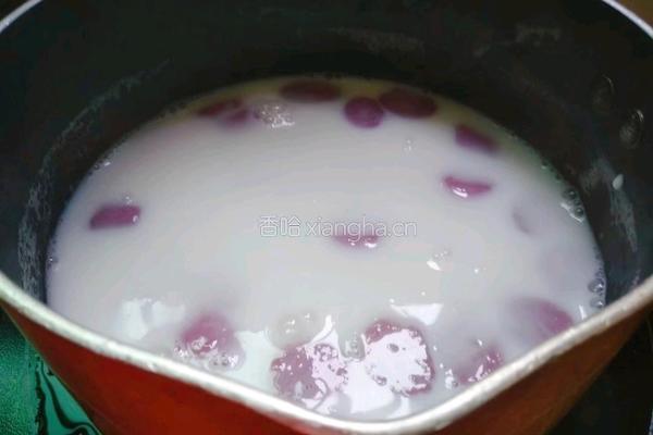 芒果紫薯奶香芋圆的做法图解9
