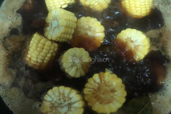 排骨炖玉米豆角的做法图解6