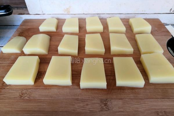 油炸豌豆粉的做法图解2