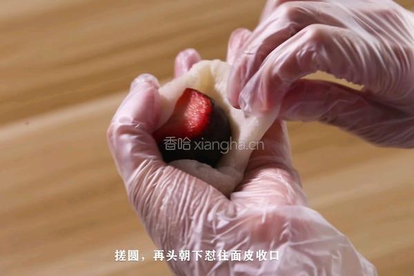 传统草莓大福的做法图解8
