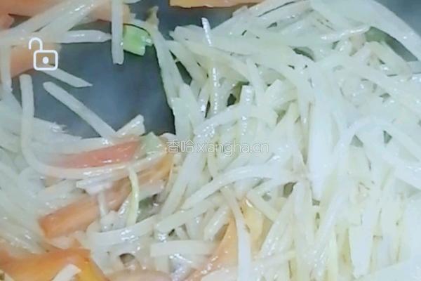酸辣土豆丝的做法图解6