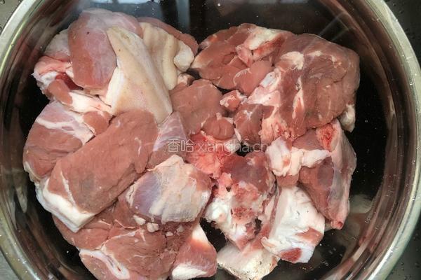 羊肉炖萝卜的做法图解1