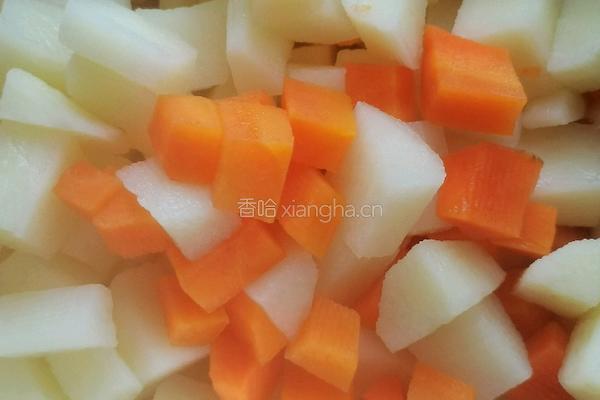 山药香芹牛肉粒的做法图解3
