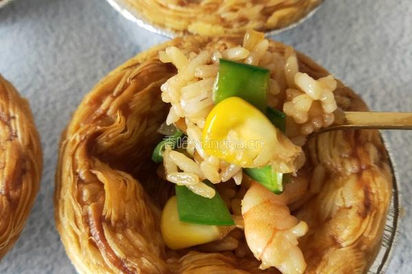 蛋挞焗饭的做法图解8