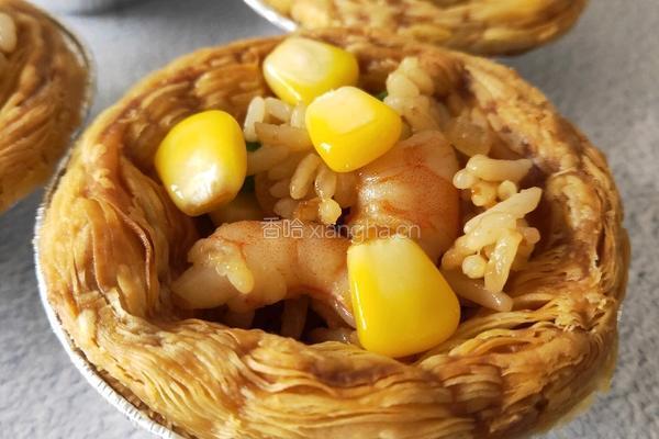 蛋挞焗饭的做法图解9