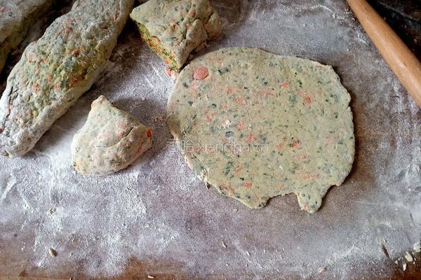 鸡蛋牛奶蔬菜饼的做法图解4