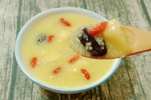 小米红枣苹果粥的做法图解11