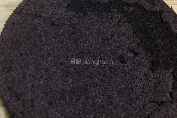 黑米蛋糕的做法图解8