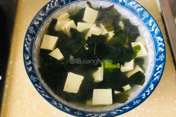海菜豆腐汤的做法图解5