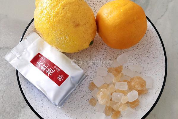 鲜橙柠檬茶的做法图解1