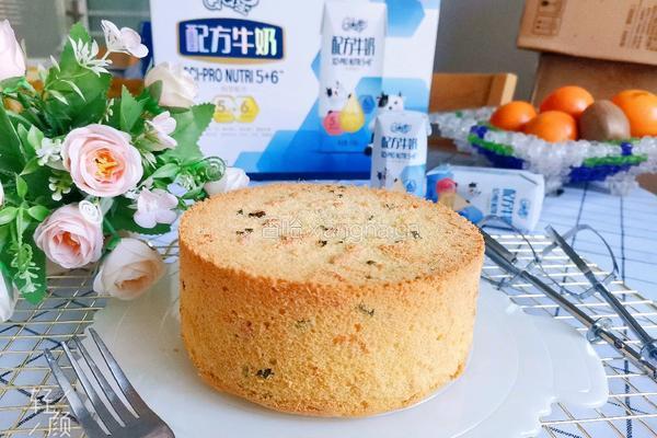 香葱肉松戚风蛋糕的做法图解16