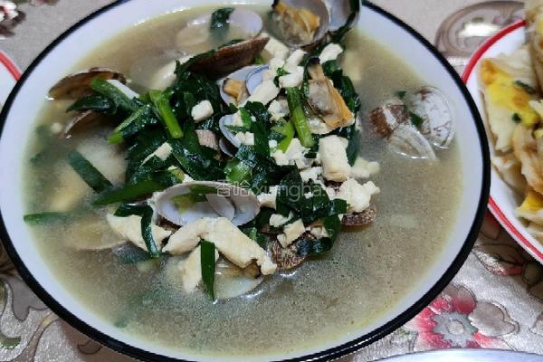 蚬子豆腐汤