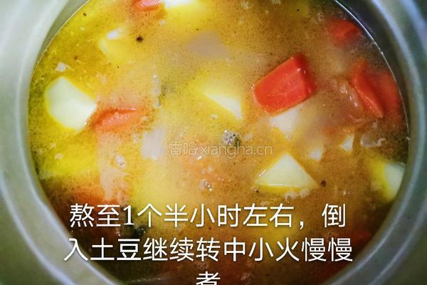 土豆牛骨头胡萝卜的做法图解10