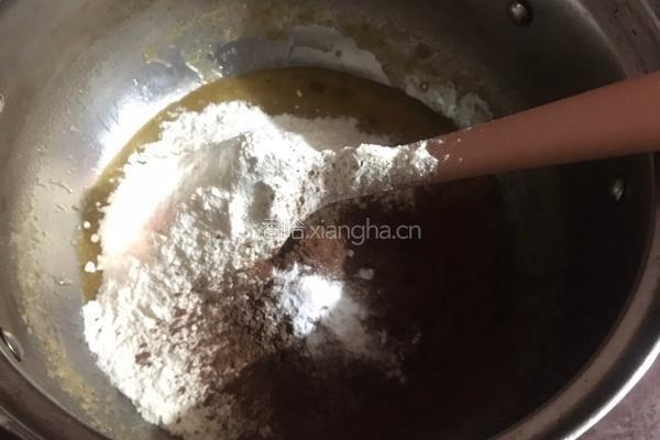 可可豆软曲奇的做法图解3