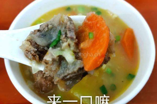 土豆牛骨头胡萝卜的做法图解11