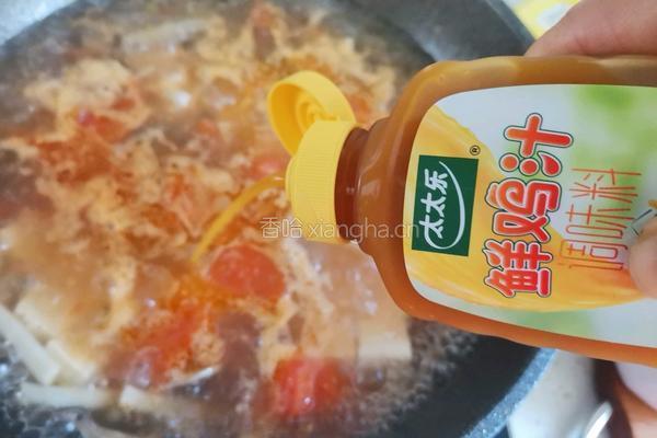 西红柿豆腐菌菇汤的做法图解12