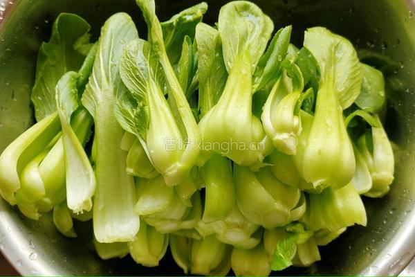 香菇上海青的做法图解1