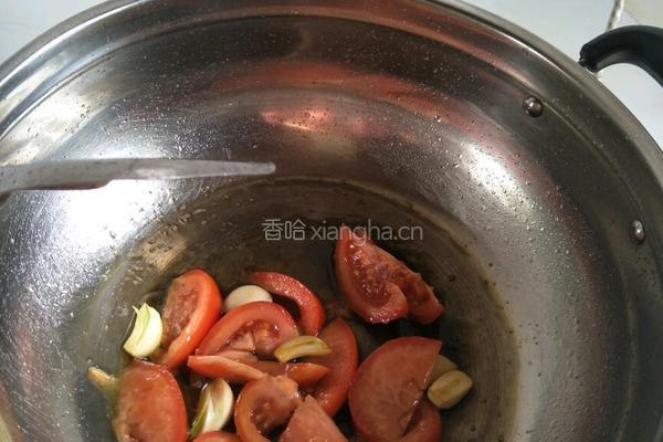 西红柿炒豌豆尖（豆苗）的做法图解3