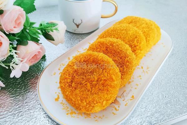 南瓜糯米饼的做法图解13
