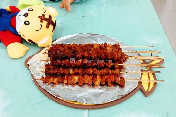 自制羊肉串（烤箱版）的做法图解12