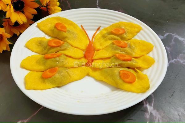 蝴蝶肉蛋饺的做法图解13