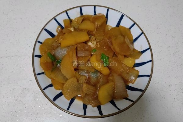 洋葱炒土豆