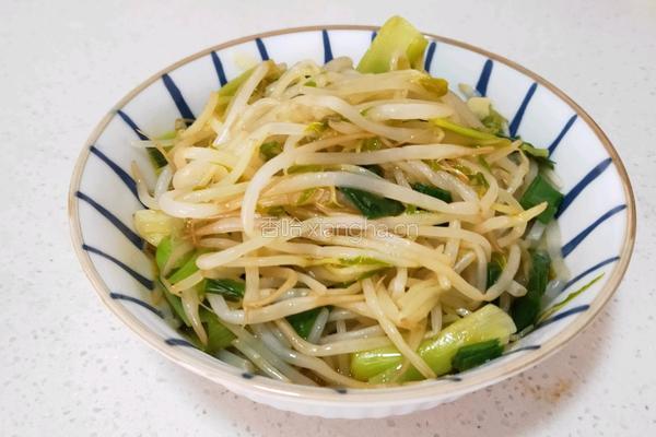 清炒黄豆芽的做法图解7