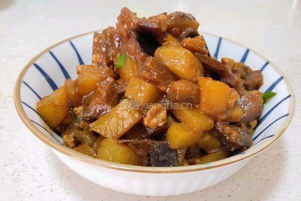 茄子炒土豆的做法图解6
