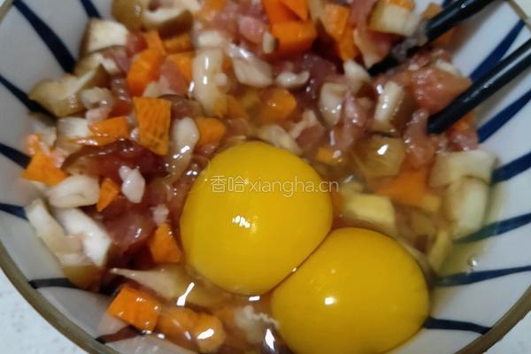香菇蒸肉末的做法图解4