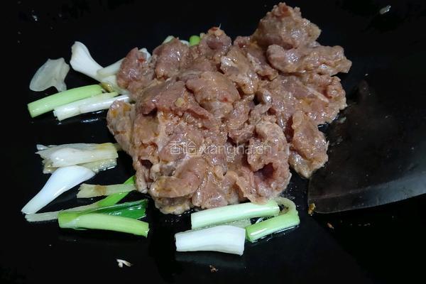 炒牛肉的做法图解4