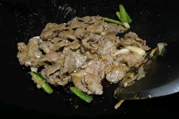 炒牛肉的做法图解5