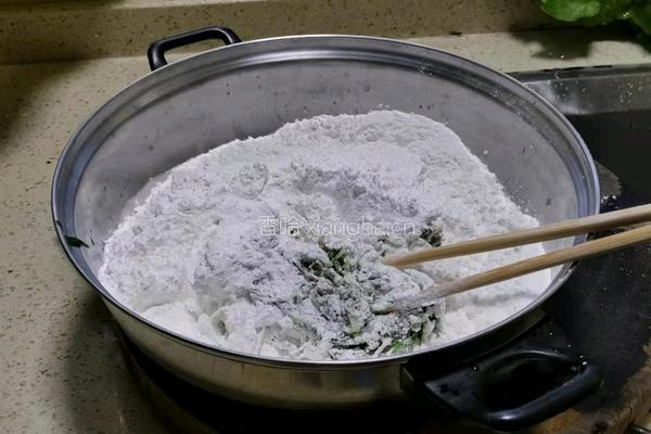药食同源 艾饼香甜的做法图解2