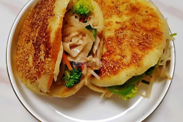 椒盐烧饼的做法图解11
