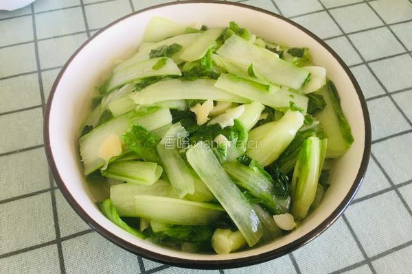 清炒小白菜的做法图解6