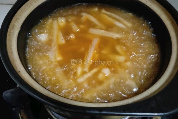 白萝卜白菜汤的做法图解3