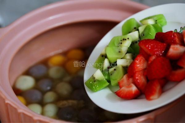 水果酒酿圆子的做法图解9