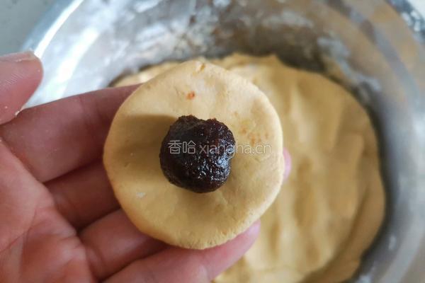 红糖酒酿南瓜汤圆的做法图解7