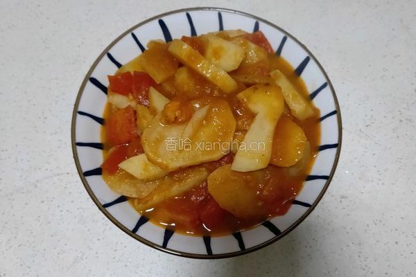 番茄炒土豆片的做法图解7