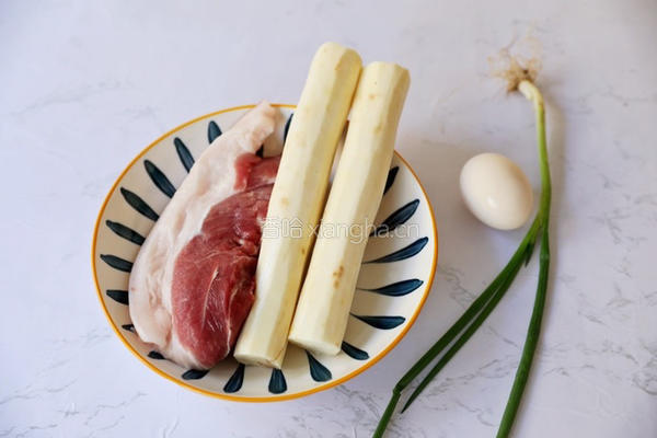 山药蒸肉末的做法图解1