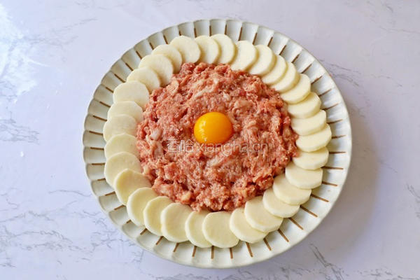 山药蒸肉末的做法图解8