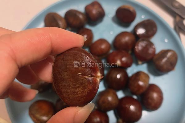 微波炉烤栗子的做法图解3