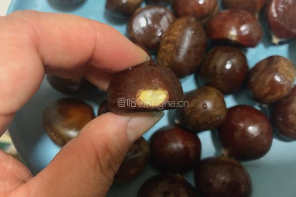 微波炉烤栗子的做法图解4